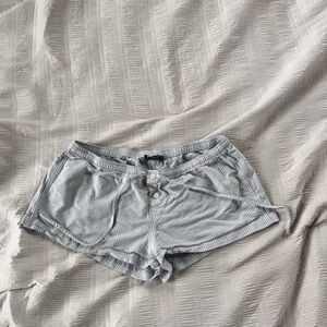 Striped Gray Women's Shorts